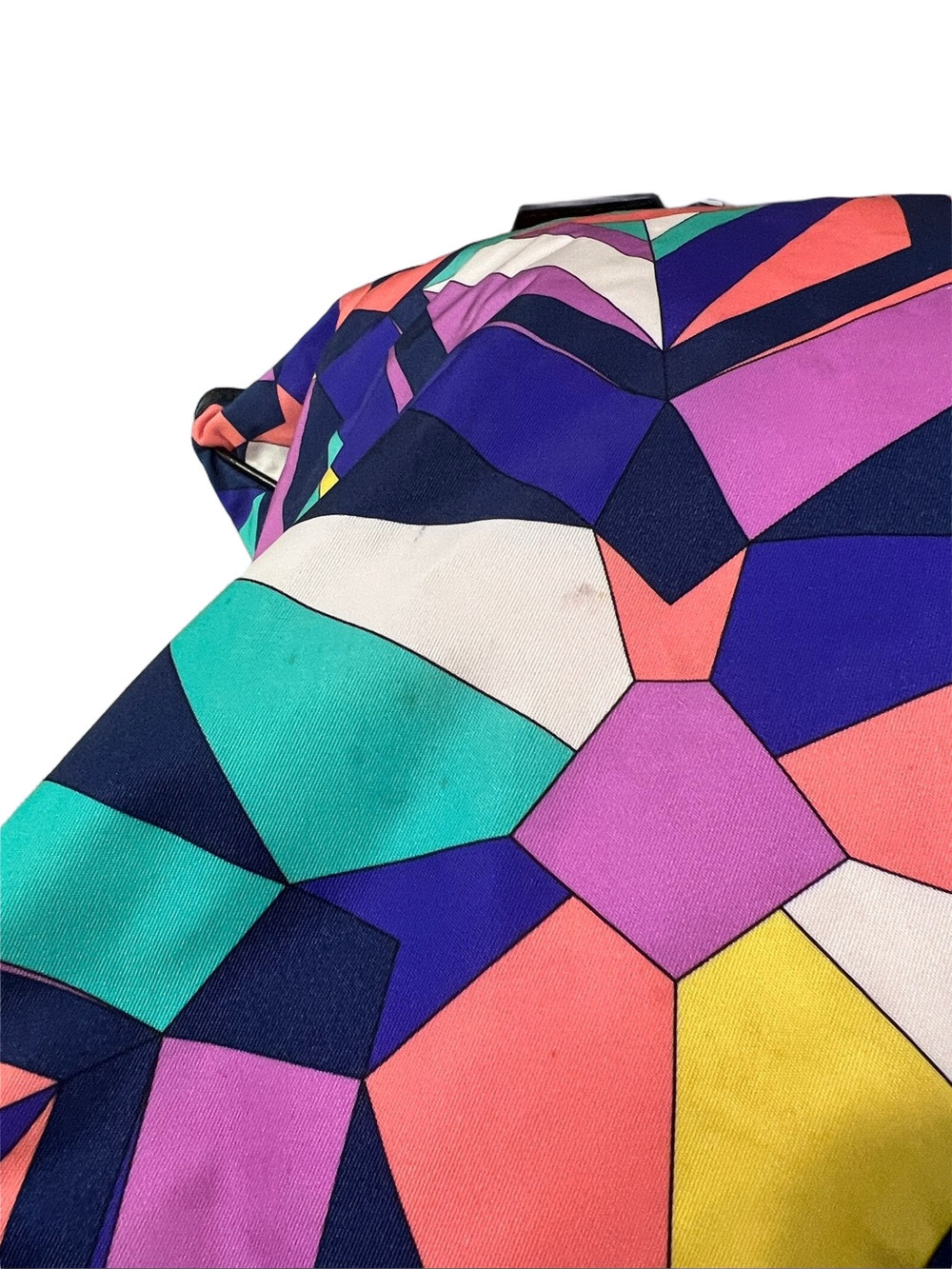 Emilio Pucci Multicolor Geometric Tote - Blue, Pink & Teal - Travel Bag - Picture 13 of 17